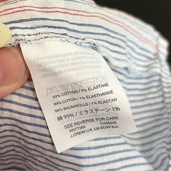 Madewell Short Sleeve Tie Front Shirt in Rawley Stripe - Picture 10 of 14